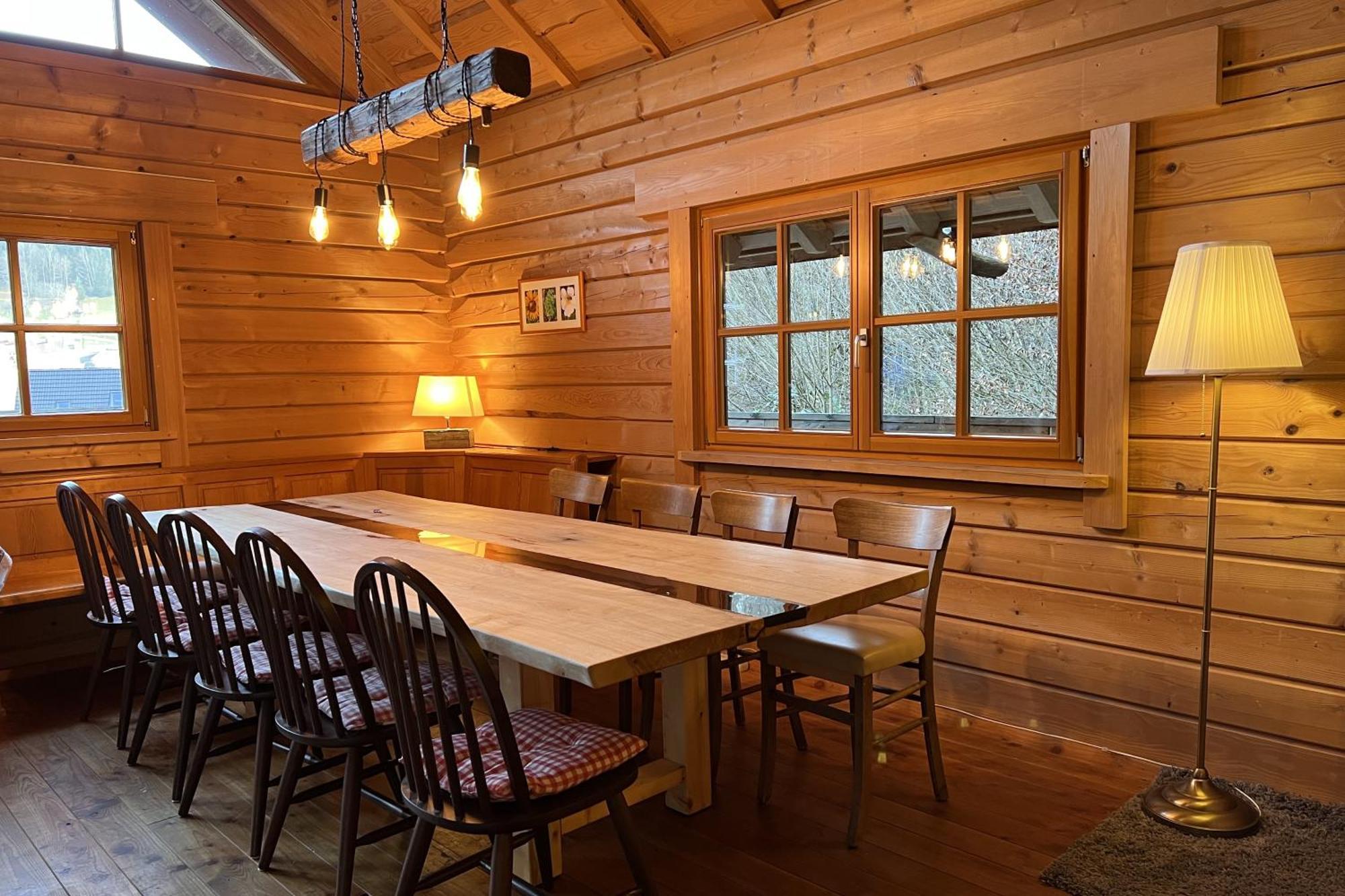 Schwarzwald Blockhaus - Sauna - Kamin - Mit Bettwaesche Und Handtuecher Schenkenzell Exteriör bild